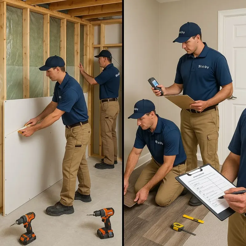 Repairs and Reconstruction process in Nellieburg, MS